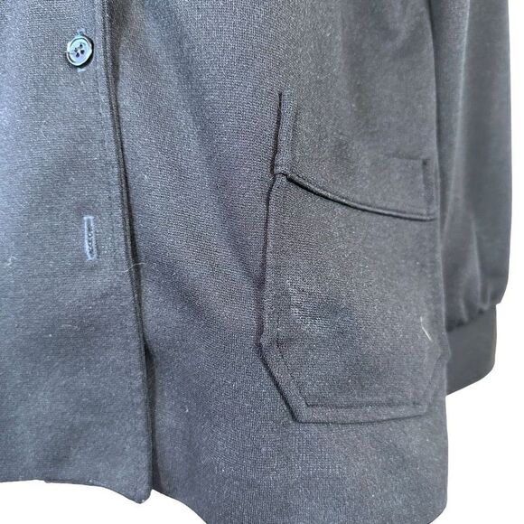 Vintage Women’s Black Casual Polyester Blazer - Picture 2 of 6